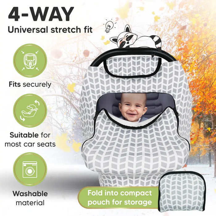 KeaBabies - Warmzy Baby Car seat/Capsule Cover