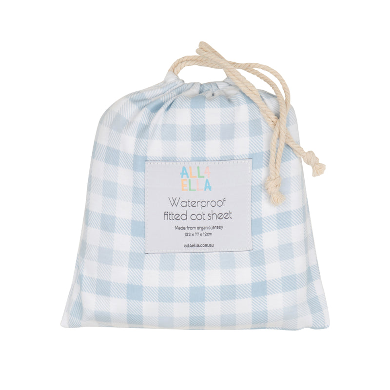 All4Ella - Waterproof Fitted Cot Sheet
