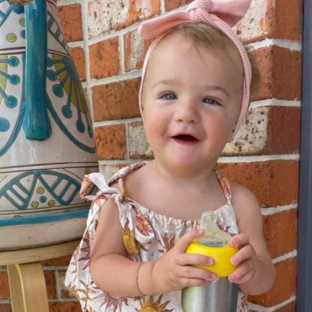 Lion & Lady Toddler Sippy Cup – 210ml Stainless Steel (9mth+)