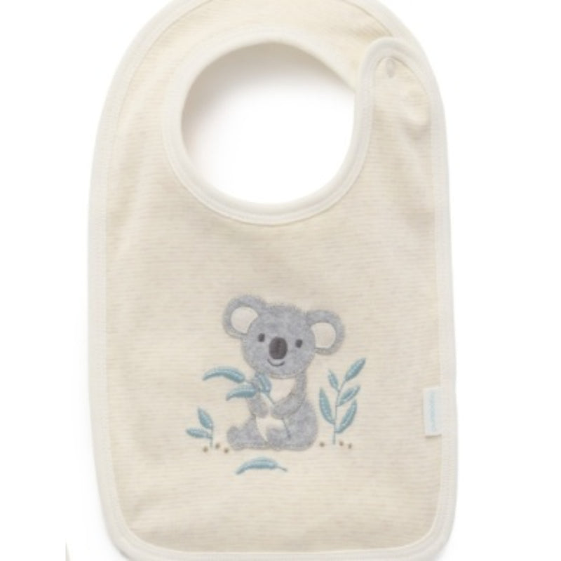PureBaby - Zip Growsuit with Bib - Bush Babies
