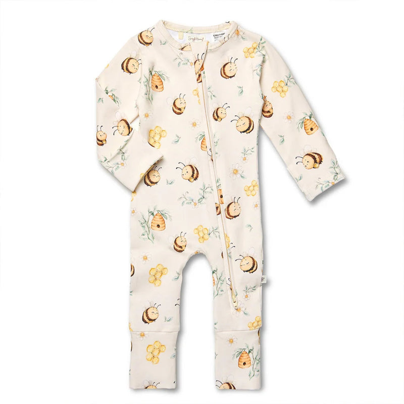 Snuggle Hunny - Organic Snugglesuit Convertible Romper