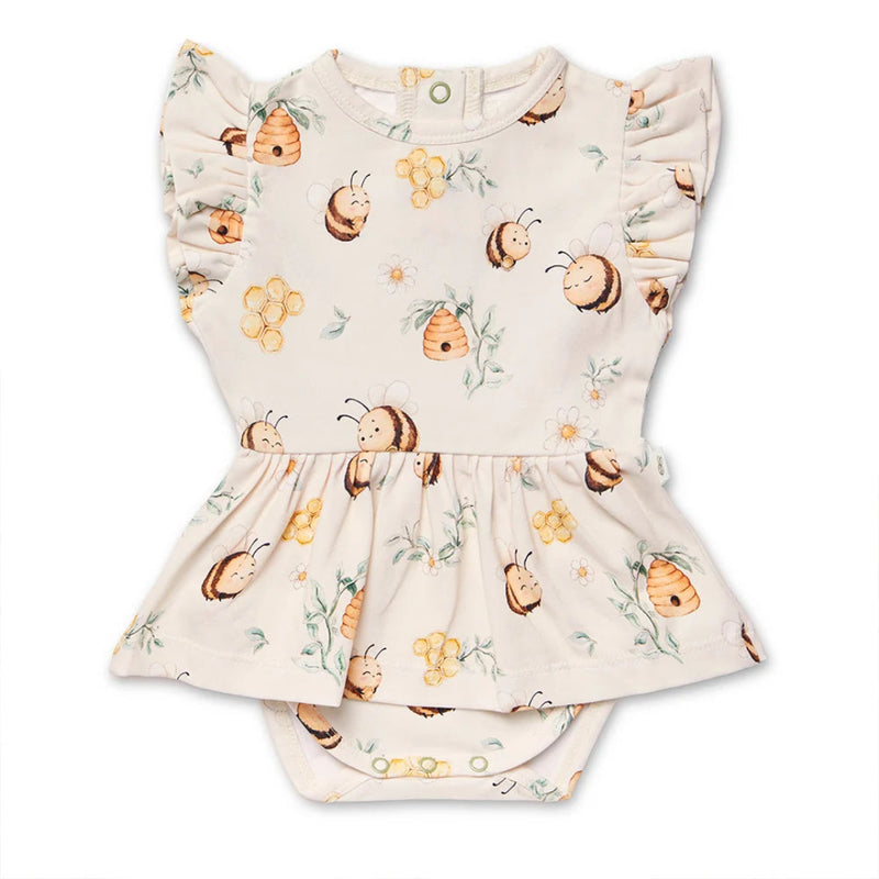 Snuggle Hunny - Organic Short Sleeve Dress