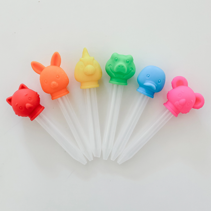 Curious Columbus - Silicone Craft Droppers - Aussie Animal