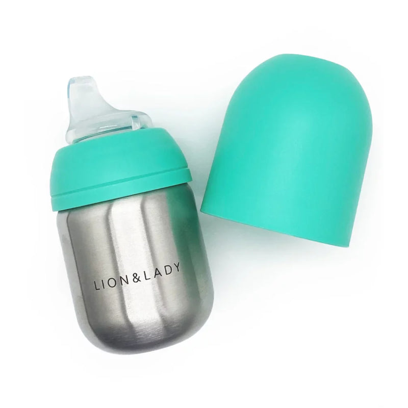 Lion & Lady Toddler Sippy Cup – 210ml Stainless Steel (9mth+)
