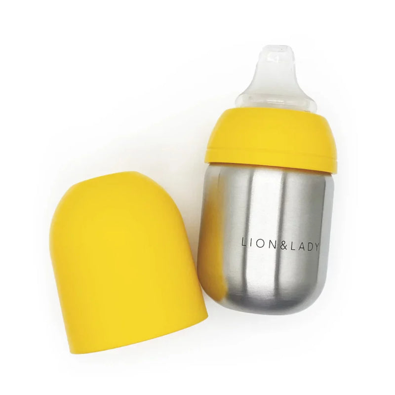 Lion & Lady Toddler Sippy Cup – 210ml Stainless Steel (9mth+)