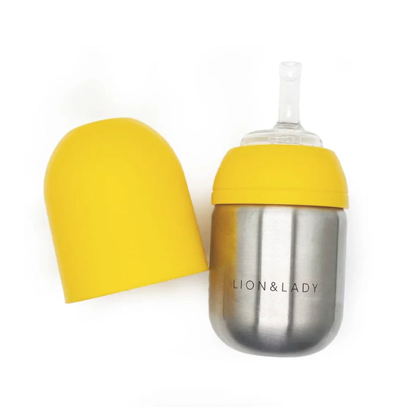 Lion & Lady - Toddler Straw Cup – 210ml Stainless Steel