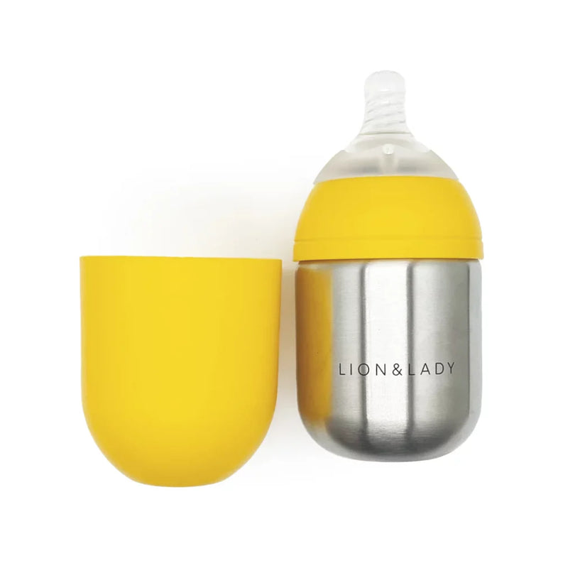 Lion & Lady - Stainless Steel Baby Bottle – 210ml