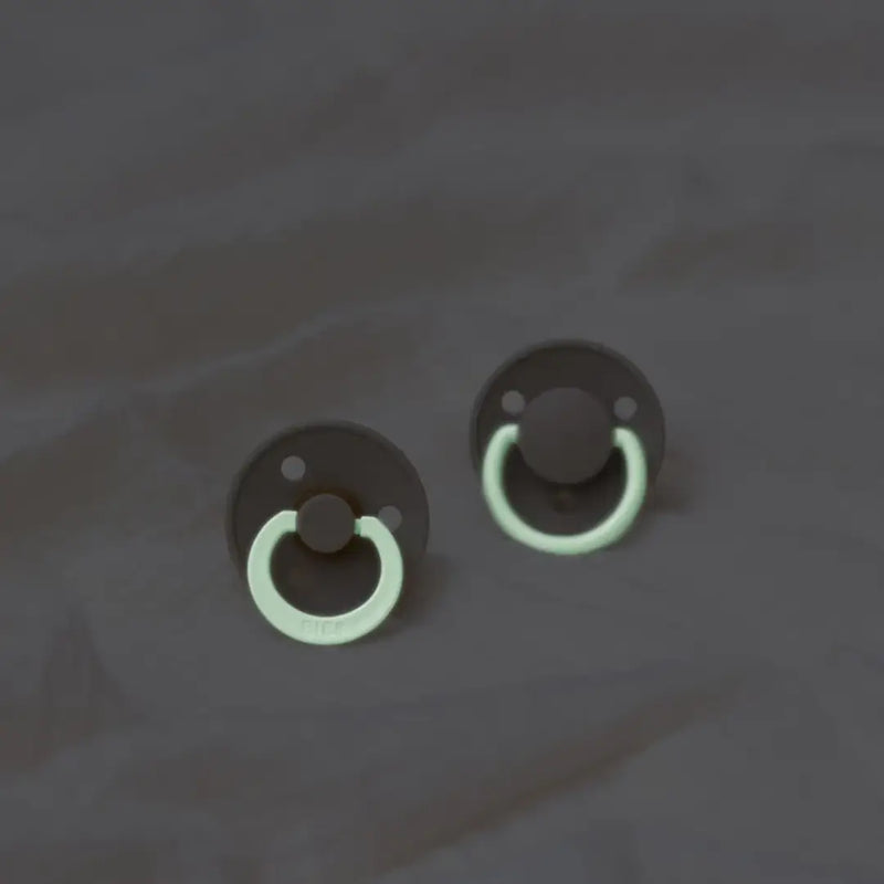 BIBS Dummies De Lux - Silicone One Size - Glow In The Dark
