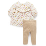 Purebaby dress and leggings set