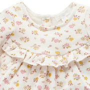purebaby dress and leggings set collar details