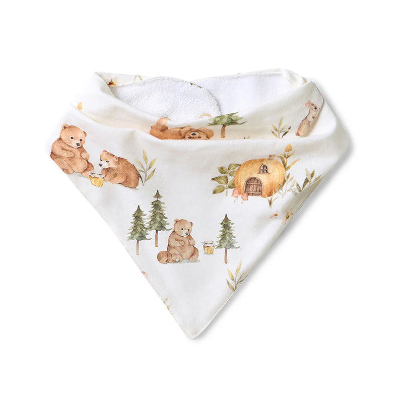 Snuggle Hunny Bib - Organic Dribble Bib - various