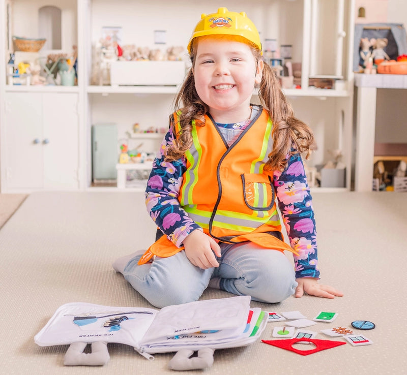 Curious Columbus - Fabric Activity Book - When I Grow Up