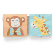 Purebaby felt activity book detail page monkey