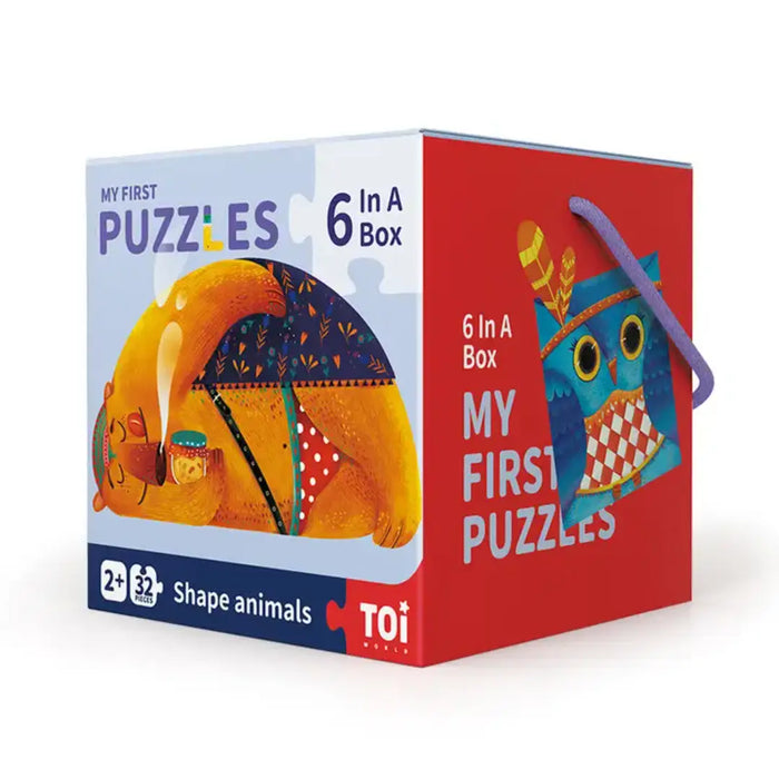 Toi My First Puzzles - 6 in a Box - Animals