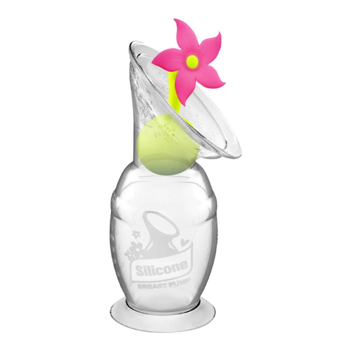 Haakaa 150ml Silicone Breast Pump & Flower Stopper Pack