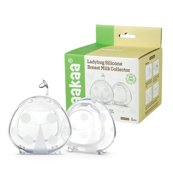 Haakaa Milk Collector- 2pk and Free Gift Bluestone Bag