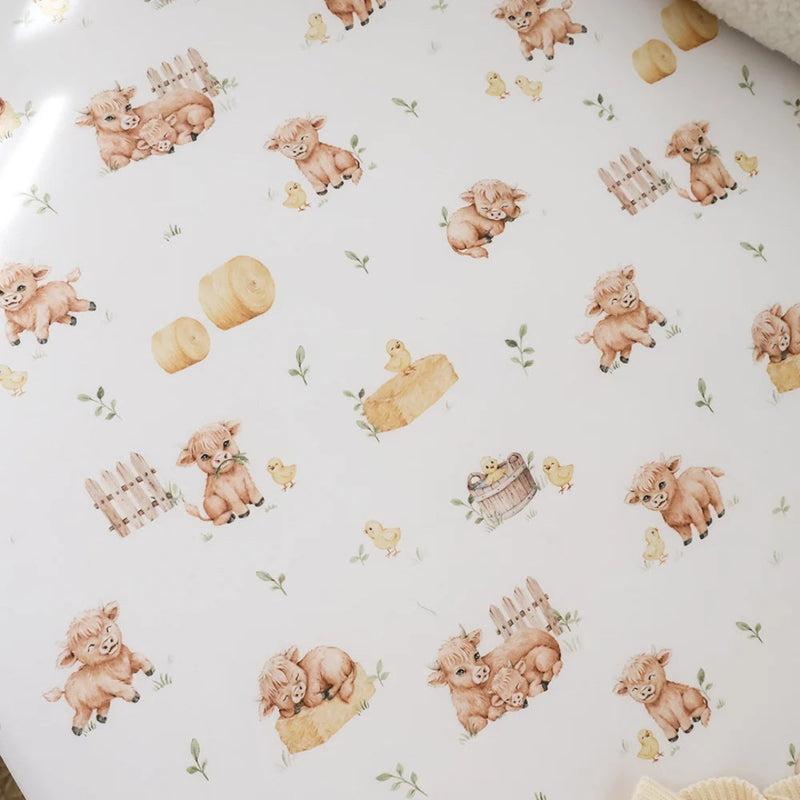 Snuggle Hunny Cot Sheet - Fitted + storage bag