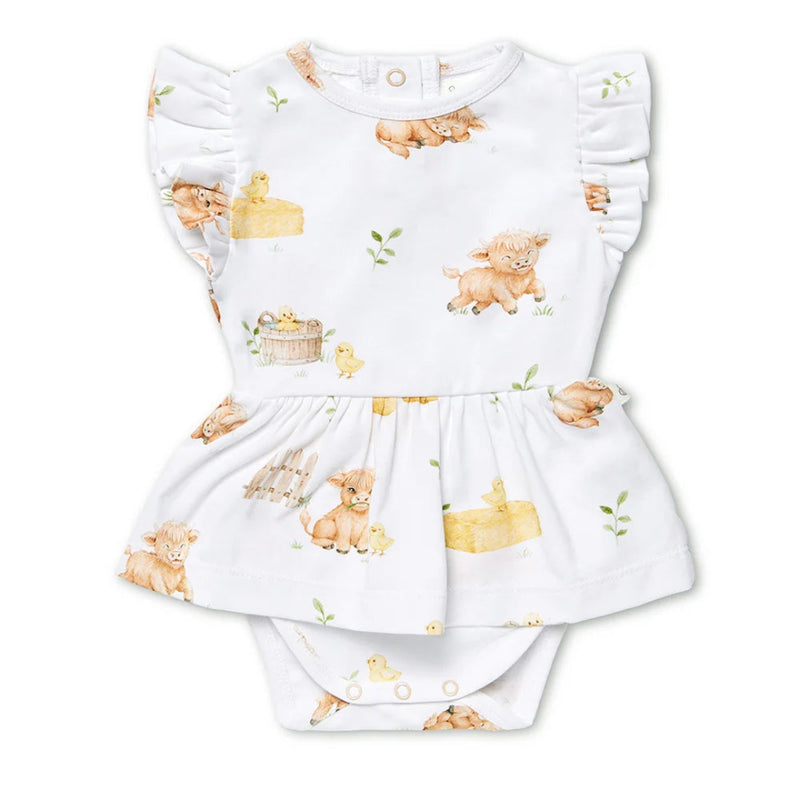 Snuggle Hunny - Organic Short Sleeve Dress