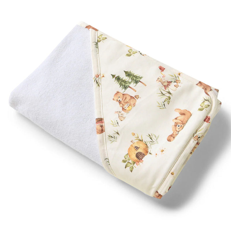 Snuggle Hunny Organic Baby Hooded Towel - various
