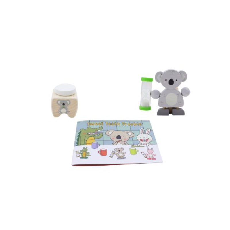 ToysLink - Wooden Happy Teeth Duo with Story Book