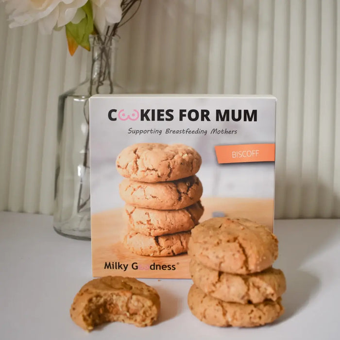 Biscoff Lactation Cookies (Dairy Free) - Milky Goodness