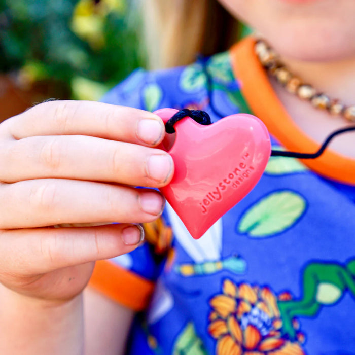 JellyStone Designs - Heart Chew Necklace