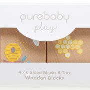 Purebaby lifecycle blocks packaging detail