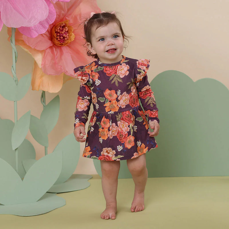 Snuggle Hunny Long Sleeve Bodysuit Dress