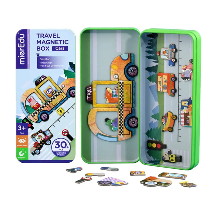 mierEdu Travel Magnetic Boxes - Cars