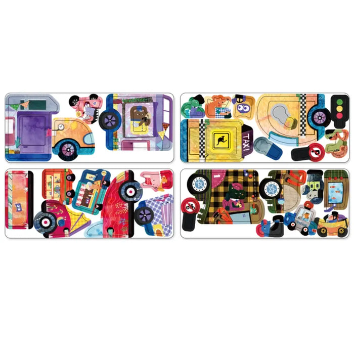 mierEdu Travel Magnetic Boxes - Cars