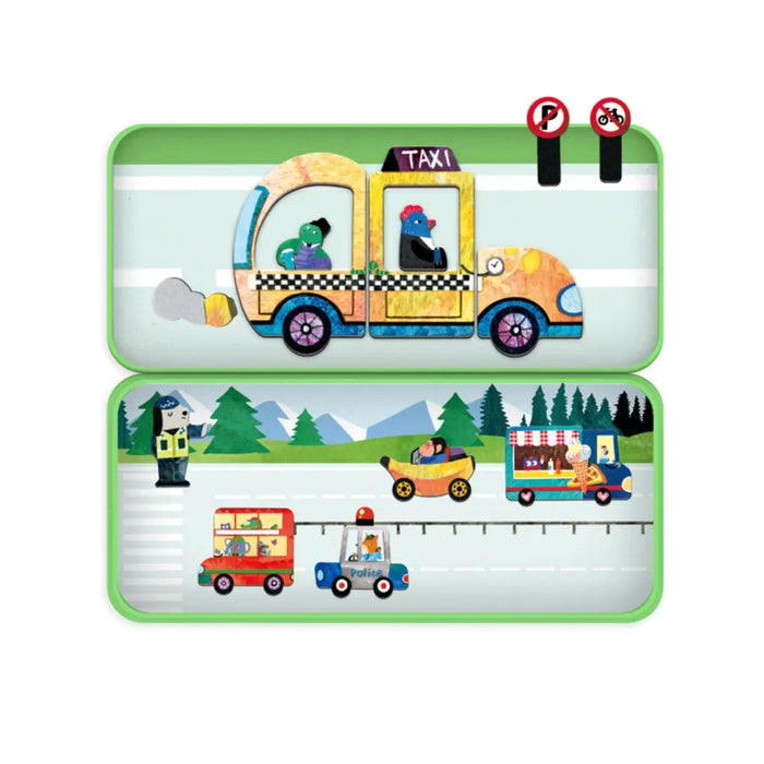 mierEdu Travel Magnetic Boxes - Cars