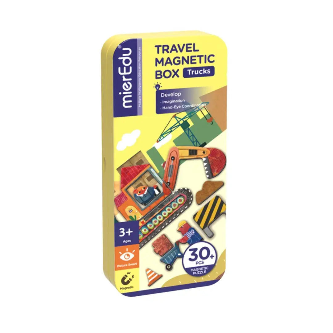 mierEdu Travel Magnetic Boxes - Trucks