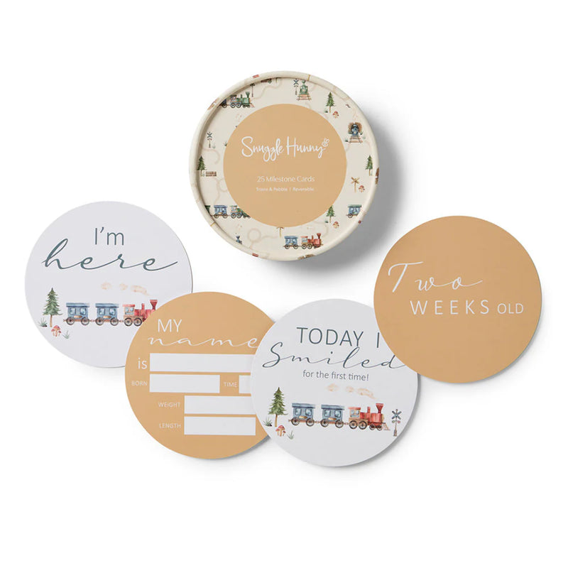 Snuggle Hunny Milestone Cards - Reversible - various
