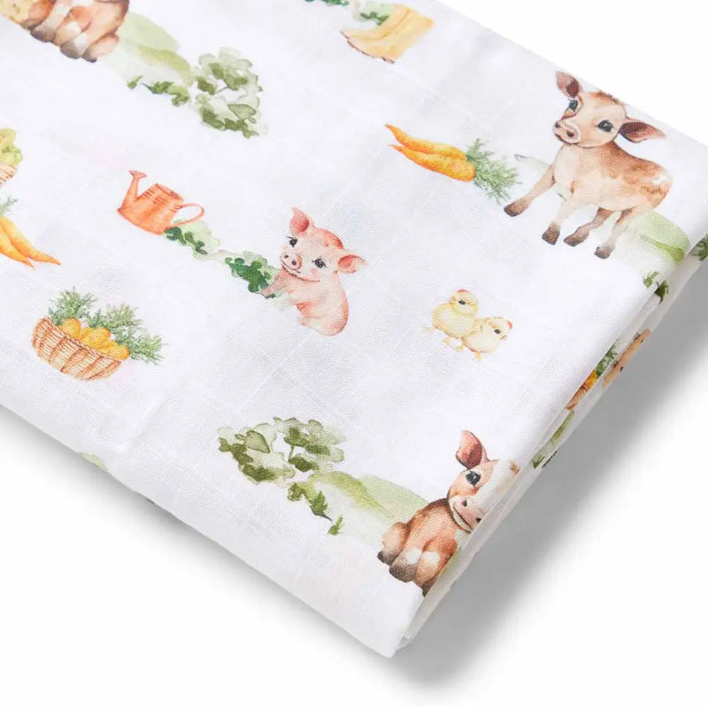 Snuggle Hunny Organic Baby Muslin Wrap - various