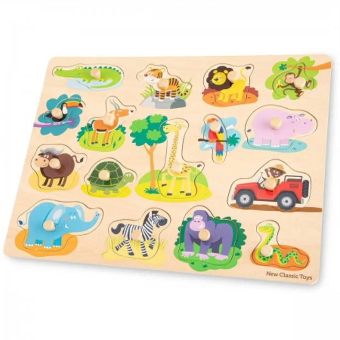 FSC Large Peg Puzzle Safari