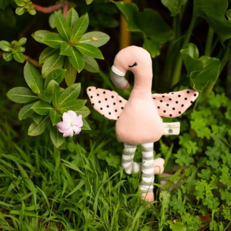 Organic Farm Buddies - Flamingo Organic Plush Toy