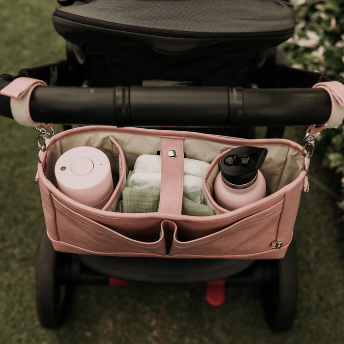 Pram Caddy Dusty Rose