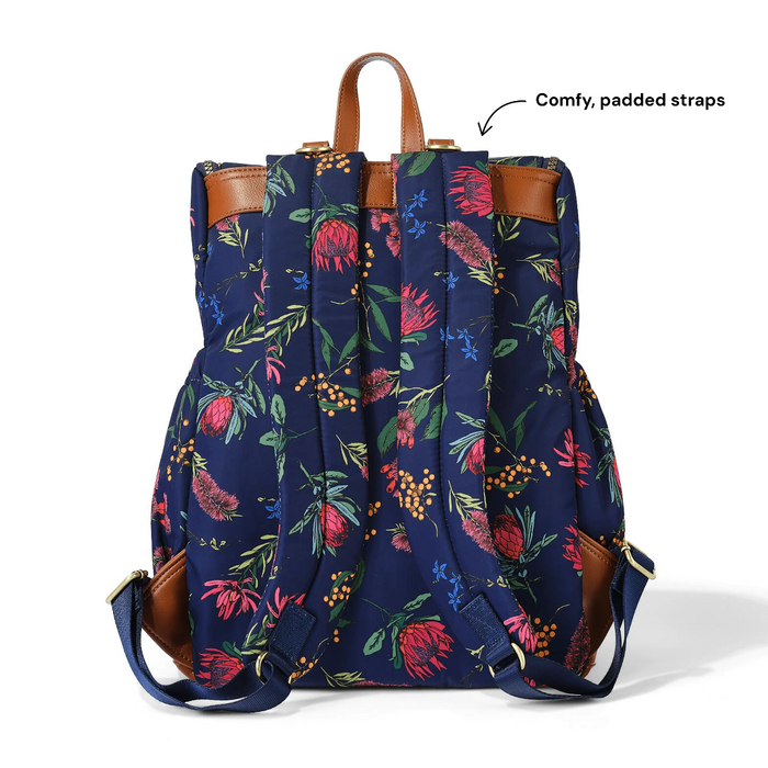 Signature Nappy Backpack - Floral Botanical