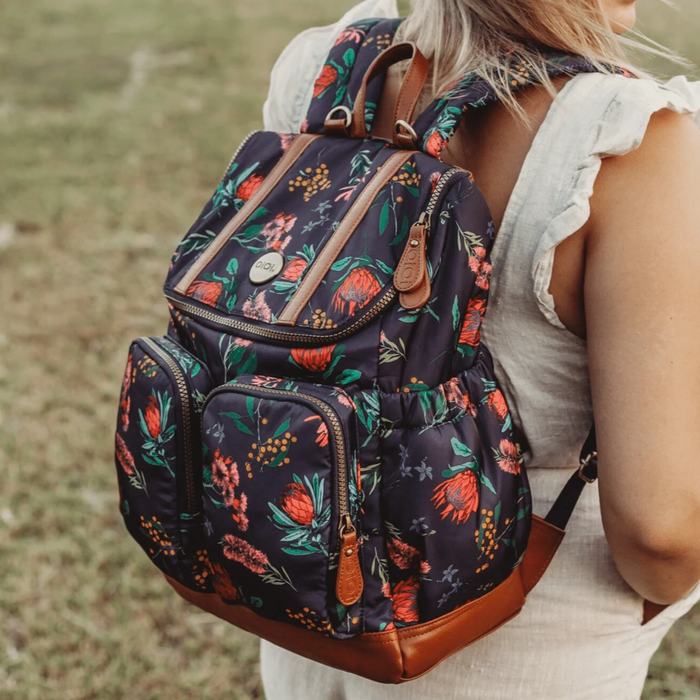 Signature Nappy Backpack - Floral Botanical