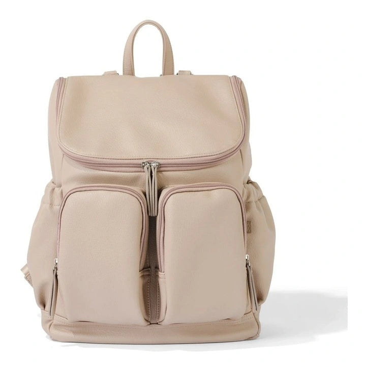 OiOi Signature Vegan Leather Nappy Backpack