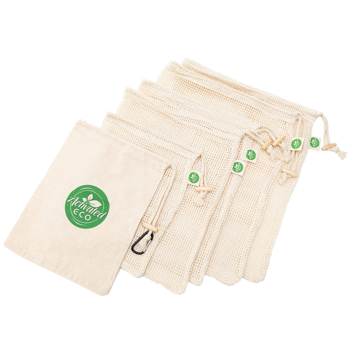 Organic Mesh Produce Bags Set of 5