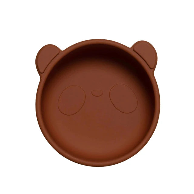 Panda Baby Silicone Suction Bowl