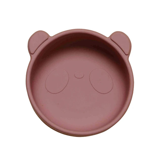 Panda Baby Silicone Suction Bowl