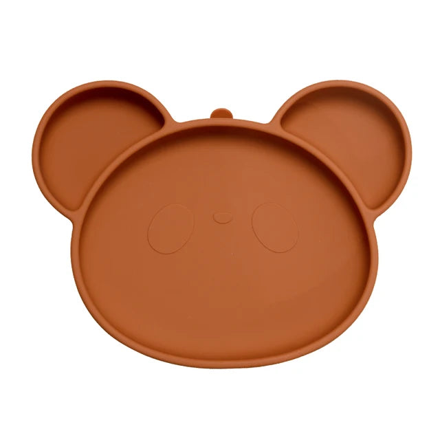 Panda Baby Silicone Suction Plate