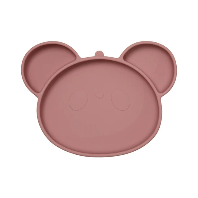 Panda Baby Silicone Suction Plate