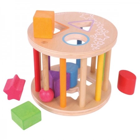 Bigjigs - First Rolling Shape Sorter