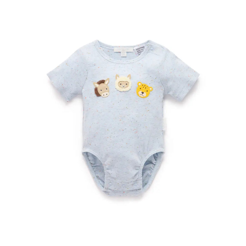 PureBaby - Short Sleeve Bodysuit