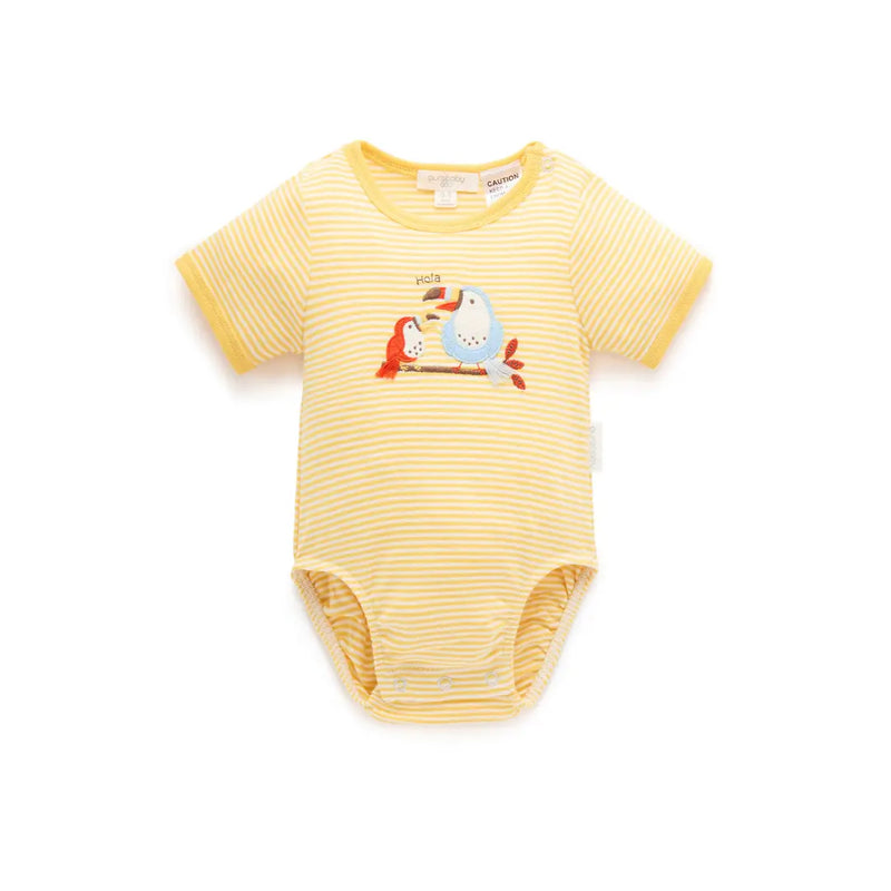 PureBaby - Short Sleeve Bodysuit