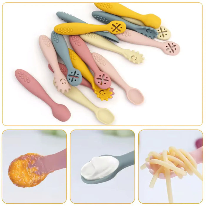 Silicone Training Cutlery Set 3pcs