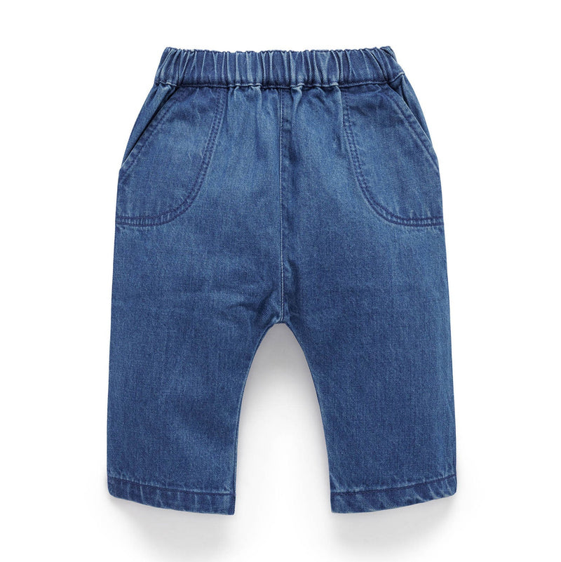 Purebaby slouchy chambray pants